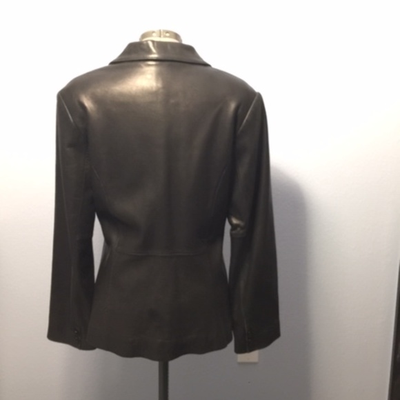 Ann Taylor leather jacket - Picture 3 of 4